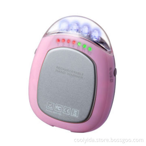 Power bank with hand warmer, fashionable appearance, 3,000mAh capacity